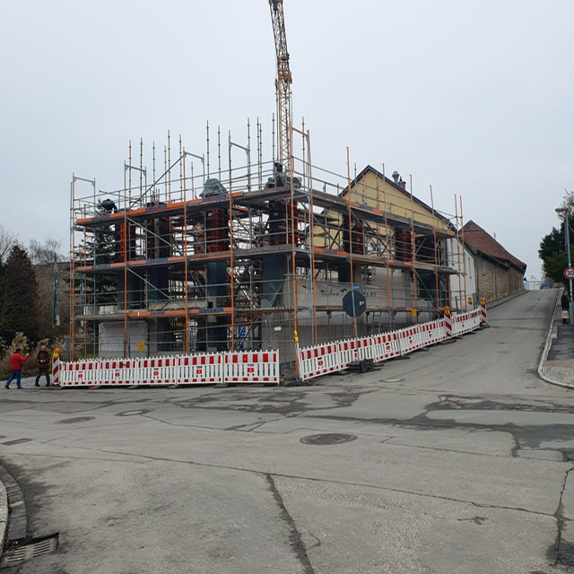 Weimar – Rohbau im Zwischenschritt